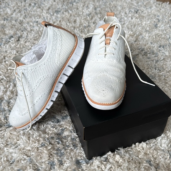 Cole Haan Zerøgrand Oxfords Optic White / White - Picture 2 of 4